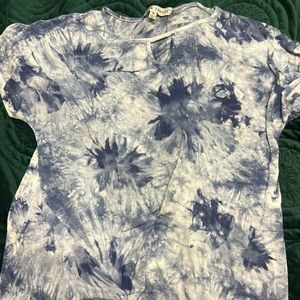 Blue tie dyed t-shirt size small